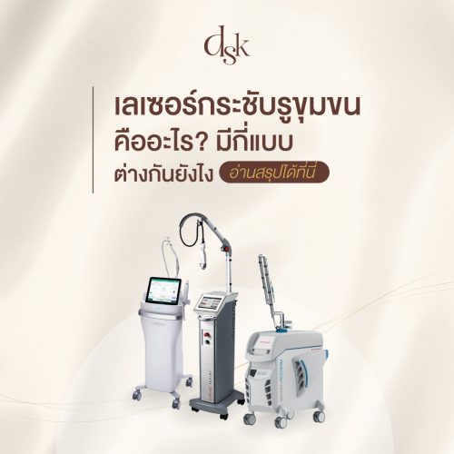 เลเซอร์กระชับรูขุมขนคืออะไร? มีกี่แบบ ต่างกันยังไง อ่านสรุปได้ที่นี่